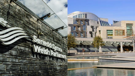 Scotland and Wales parliaments