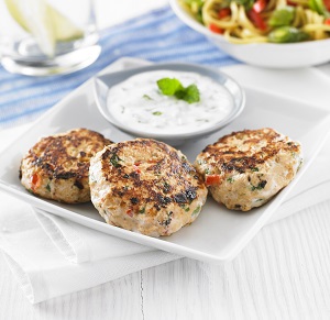 Mini Thai Salmon Fishcakes with Minty Yoghurt Dip.jpg