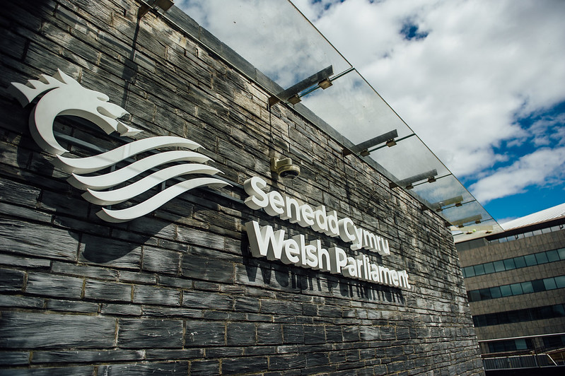 Senedd building Welsh Government