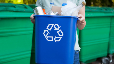 Recycling bin plastics