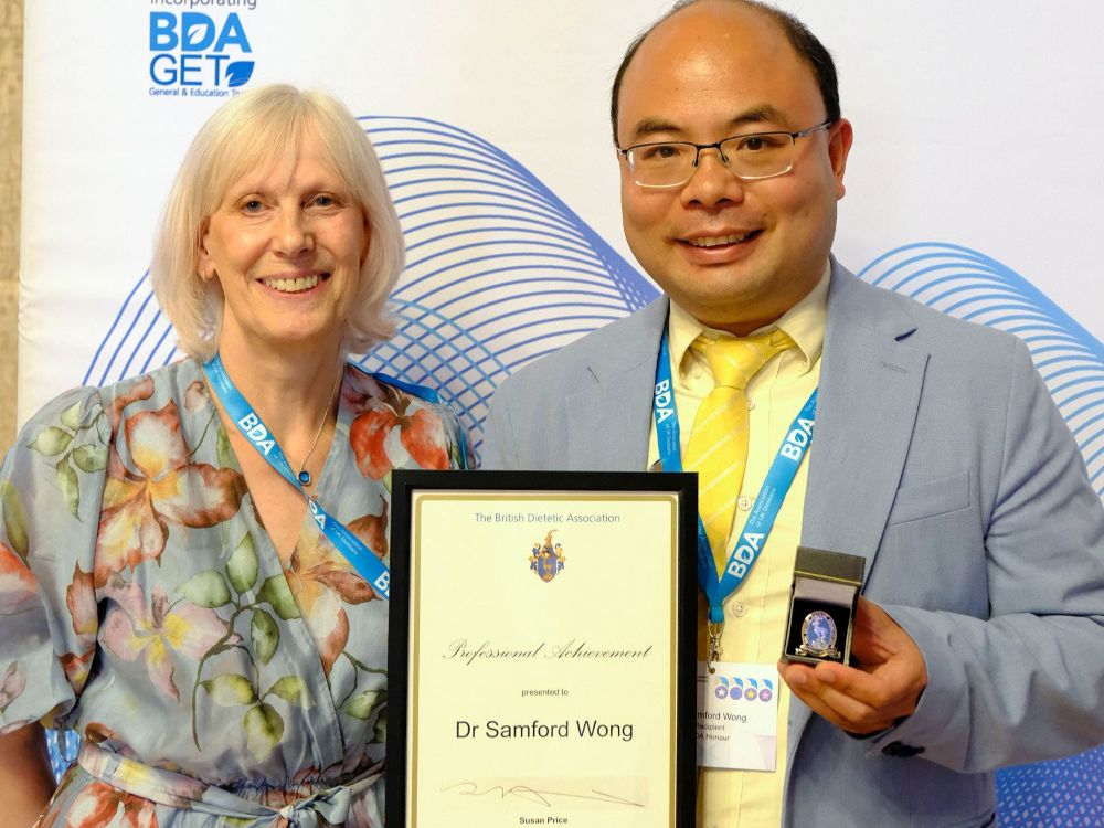 Professional achievement award Samford Wong 2026.jpg
