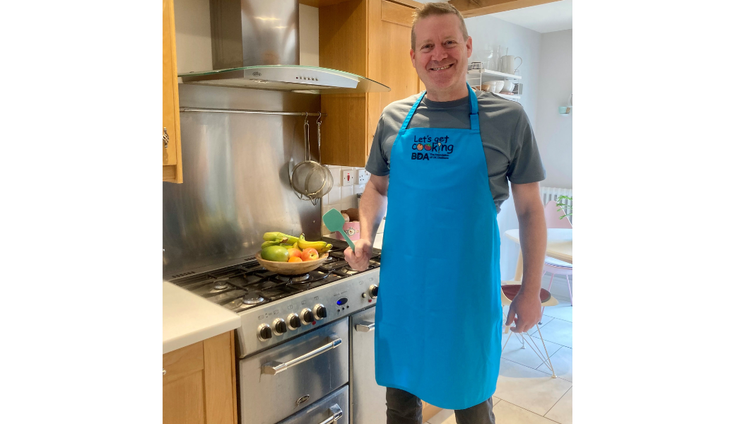 Apron modelled