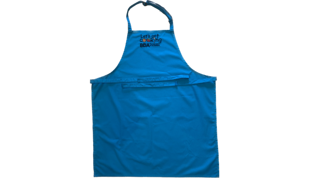 Apron folded