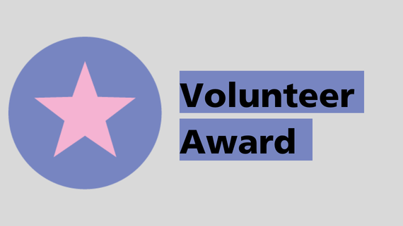 Volunteer award graphic