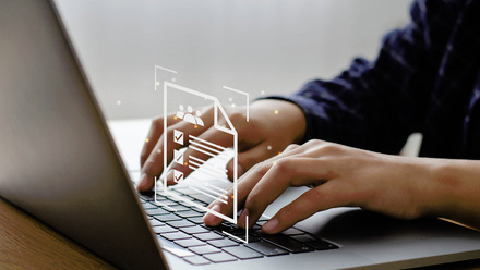 Using computer inputting data