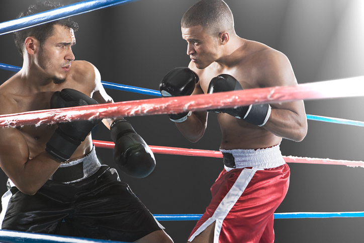 Image of people boxing