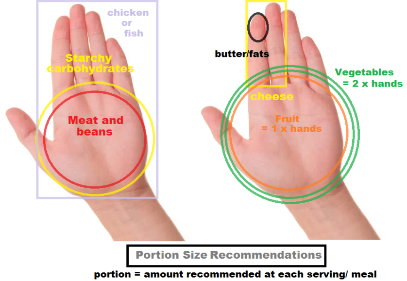 Portion Size Recommnedations BHF.png