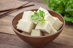 bowl of tofu soya foods