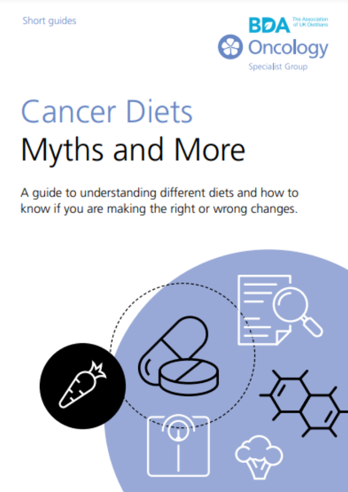 Oncology cancer myths front cover