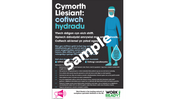 Image of Hydration When Wearing PPE (Welsh)- Pack of 200