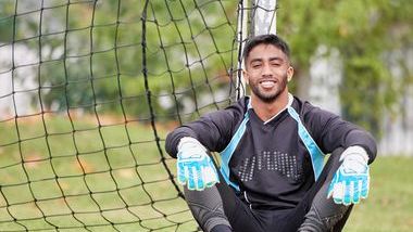 Man playing football